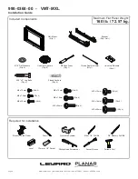 Preview for 2 page of Planar Leyard VMT-MXL Installation Manual