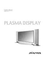 Preview for 1 page of Planar PDP 42 Product Manual