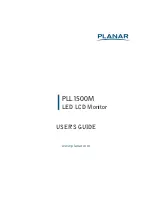 Planar PLL1500M User Manual preview