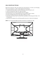 Предварительный просмотр 22 страницы Planar PLL2010MW User Manual