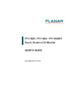 Planar PT1745R User Manual preview