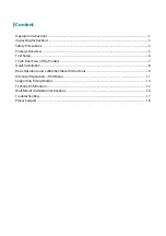 Preview for 2 page of Planar PXL2370MW User Manual