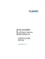 Preview for 1 page of Planar PXL2430MW User Manual