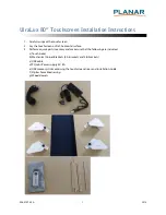 Preview for 1 page of Planar UlraLux 80 Installation Instructions Manual