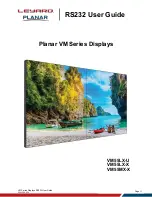 Planar VM55LX-U User Manual preview