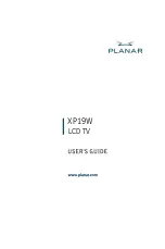 Planar XP19W User Manual предпросмотр