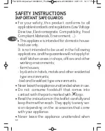 Preview for 2 page of Plancha CB5008 User Manual