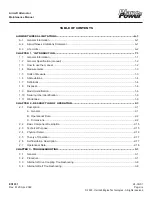 Preview for 3 page of Plane-Power ALV-9610 Maintenance Manual