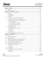 Preview for 4 page of Plane-Power ALV-9610 Maintenance Manual