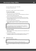 Preview for 30 page of Planer Integra 750Plus Instructions For Use Manual