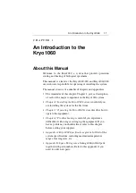 Preview for 11 page of Planer Kryo 1060 Series Operator'S Manual