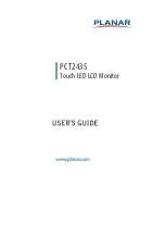 Preview for 1 page of Planer PCT2435 User Manual