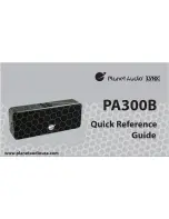 Предварительный просмотр 1 страницы Planet Audio AC1000.2 Quick Reference Manual