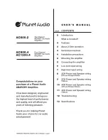 Предварительный просмотр 1 страницы Planet Audio AC1200.4 User Manual