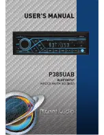 Предварительный просмотр 1 страницы Planet Audio P385UAB User Manual