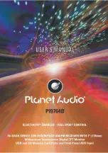 Preview for 1 page of Planet Audio PI9764B User Manual