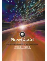 Planet Audio PL3000.1D User Manual preview