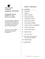 Preview for 2 page of Planet Audio PL3000.1D User Manual