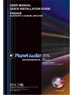 Предварительный просмотр 15 страницы Planet Audio PSA4CB User Manual