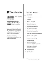 Planet Audio TRQ1.3000D User Manual предпросмотр