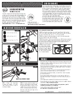 Preview for 1 page of Planet Bike 7033 Installation Manual