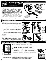 Planet Bike Protege 5.0 Instructions preview