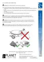 Preview for 19 page of Planet Lighting Phantom Installation Manual