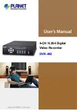 Planet Networking & Communication DVR-462 User Manual preview