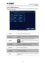 Preview for 55 page of Planet Networking & Communication HDVR-1630 User Manual