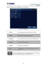 Preview for 56 page of Planet Networking & Communication HDVR-1630 User Manual