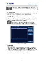 Preview for 65 page of Planet Networking & Communication HDVR-1630 User Manual