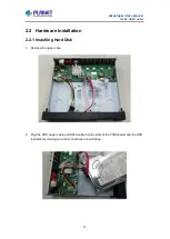 Preview for 17 page of Planet Networking & Communication HDVR-1635 User Manual