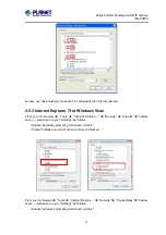 Preview for 23 page of Planet Networking & Communication ICA-5260V User Manual