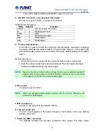 Preview for 14 page of Planet Networking & Communication ICA-8350 User Manual