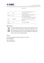 Preview for 4 page of Planet Networking & Communication ICA-HM227W User Manual