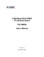 Planet Networking & Communication ICA-HM230 User Manual preview