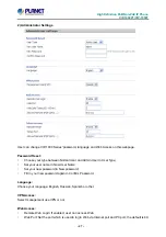 Предварительный просмотр 47 страницы Planet Networking & Communication IP-1000PT User Manual