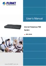 Planet Networking & Communication IPX-2100 User Manual preview