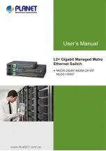 Preview for 1 page of Planet Networking & Communication MGSD-10080F User Manual