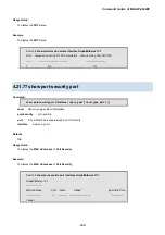 Предварительный просмотр 399 страницы Planet Networking & Communication MGSW-28240F Command Manual