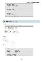 Предварительный просмотр 423 страницы Planet Networking & Communication MGSW-28240F Command Manual