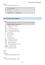 Предварительный просмотр 432 страницы Planet Networking & Communication MGSW-28240F Command Manual