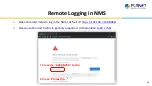 Предварительный просмотр 16 страницы Planet Networking & Communication NMS-1000V Quick User Manual