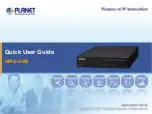 Предварительный просмотр 1 страницы Planet Networking & Communication NMS-500 Quick User Manual