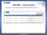 Preview for 34 page of Planet Networking & Communication NMS-500 Quick User Manual