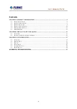 Preview for 4 page of Planet Networking & Communication PL-702 User Manual