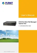 Planet Networking & Communication UPOE-1600G User Manual предпросмотр