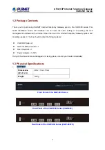 Preview for 11 page of Planet Networking & Communication VGW-800FO User Manual