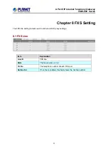 Preview for 53 page of Planet Networking & Communication VGW-800FO User Manual