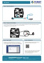 Предварительный просмотр 2 страницы Planet Networking & Communication VIP-1010PT Quick Installation Manual